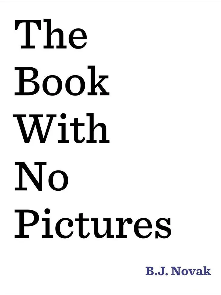 The Book with No Pictures book cover